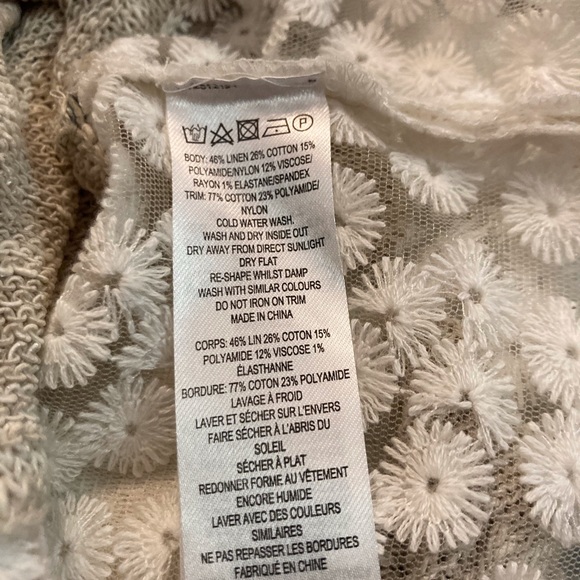 French Connection Linen Blend Sweater-XS - Picture 7 of 7